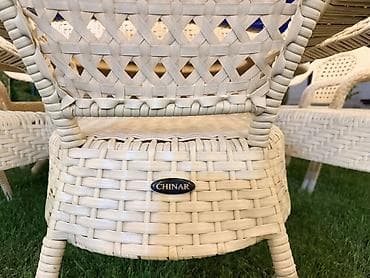 алюкобонд ош: Комплект садовой мебели, Стол, Ротанг — 5