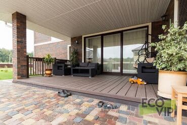 графика: В наличии террасная доска дпк стоимость 3000 сом за 1 м2 (6,9 п.М) — 4