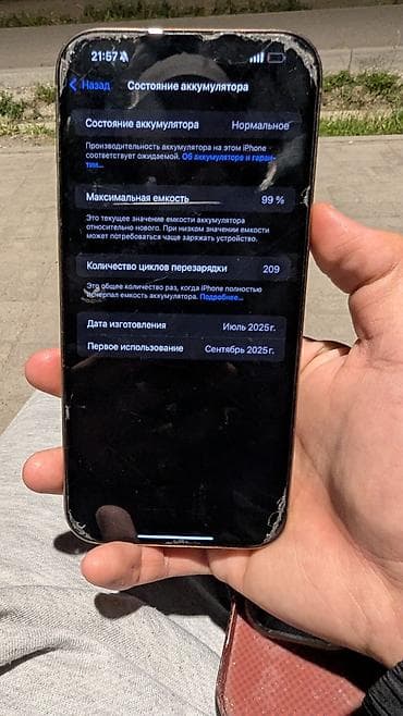 iphone 10 pro: IPhone 16 Pro Max, 256 ГБ, Matte Gold, Чехол, Коробка, 99 % — 5