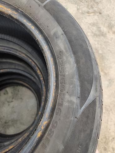 330 rx: Шины 225 / 60 / R 16, Лето, Б/у, Комплект, Легковые, Корея, Kumho — 3