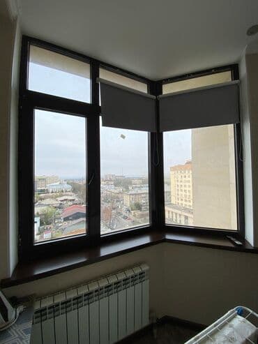 квартира бишкек долгосрочная: 1 комната, Душевая кабина, Постельное белье, Кондиционер — 6