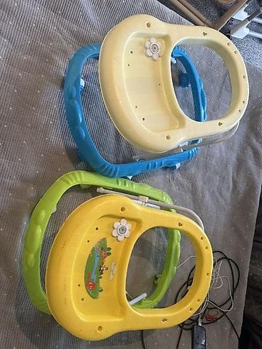 барбершоп кресло: Детская гарнитура, Б/у, Для девочки, Для мальчика, Пластик, цвет - Голубой — 4