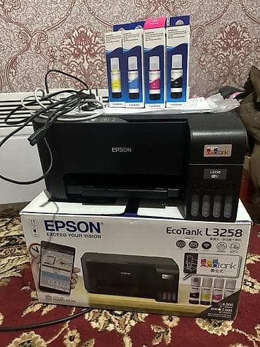 samsung 7: МФУ Epson EcoTank L3258 - Струйное устройство «3 в 1»: печать — 2