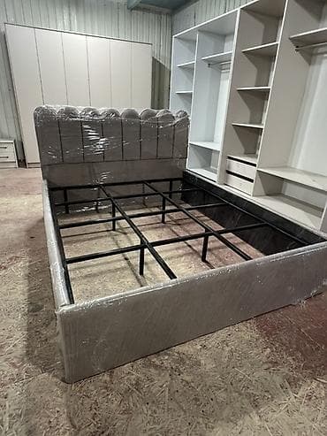 sofa bed: Двуспальная кровать, Новый, С мягким изголовьем, В рассрочку, длина - 208 см — 3
