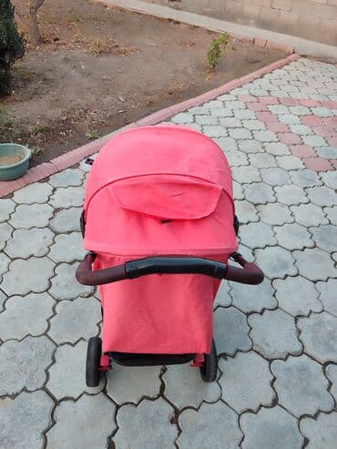 детскую коляску трость: Балдар арабасы, түсү - Кызгылт — 1
