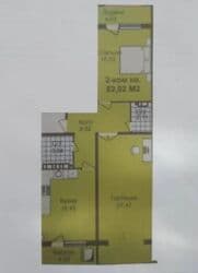 продаю квартиру в аалам сити: 1 комната, 82 м², Элитка, 1 этаж, ПСО (под самоотделку) — 4