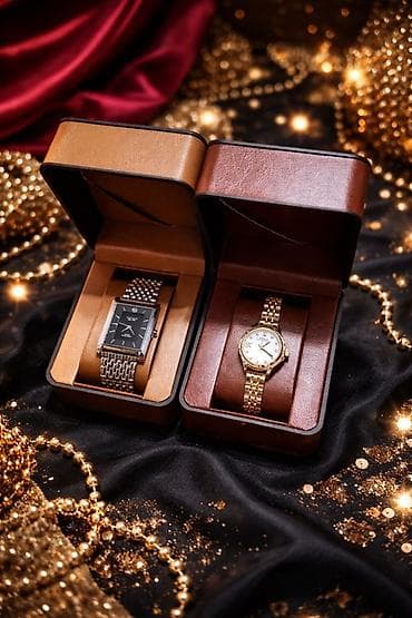 часы timex мужские: Элегантные наручные часы в подарочных боксах - Комплект из двух — 1