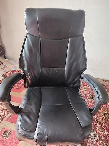 офисные кресла бу: Офисное кресло, Б/у, С колесиками, цвет - Коричневый, Самовывоз, Бесплатная доставка, Платная доставка — 2