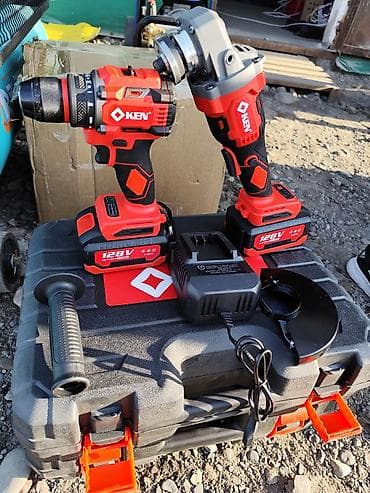 Аккумуляторный комплект инструментов KEN в кейсе Состав набора: -