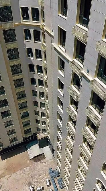 Квартиры: 1 комната, 49 м², Кок-Жар ж/м Элитка, 9 этаж, ПСО (под самоотделку) — 6
