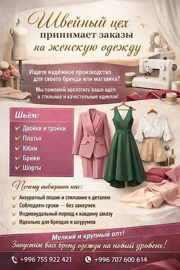 ешка 3 2: Требуется заказчик в цех | Женская одежда — 1