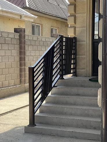 Лестницы-трансформеры: Изготовление перил Материал: Металл, Наружные, Бесплатный замер — 1