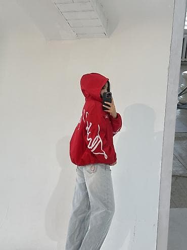 nike tech flece: Ветровка, Осень-весна, С капюшоном, Стандарт — 2