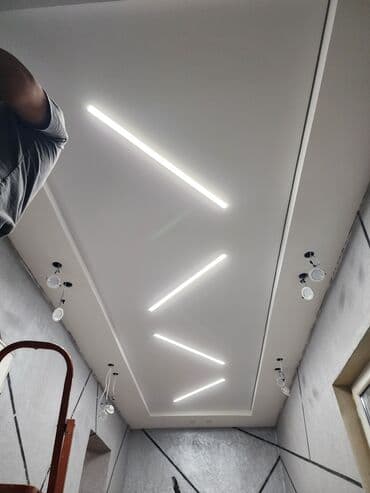 шпатель для натяжных потолков: Керме шыптар 3D потолоктор, Жылтырак, Жылтырабаган Акысыз ченөө, Кепилдиги, Акысыз консультация — 13