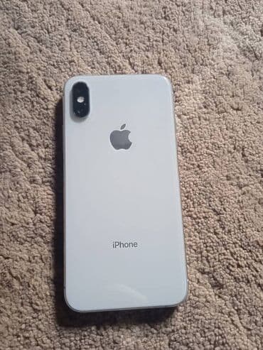 mac studio: IPhone Xs, Б/у, 256 ГБ, Белый, Чехол, 100 % — 1