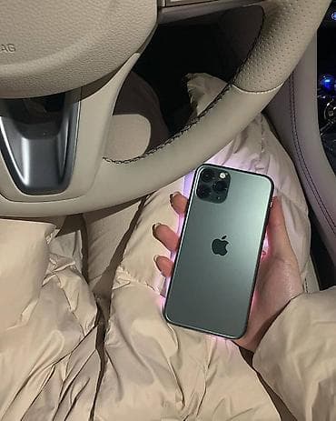 aiphone 11 pro: IPhone 11 Pro, 64 ГБ, Matte Midnight Green, Коробка, 83 % — 2