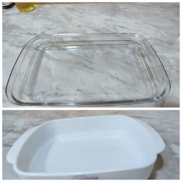 банка с крышкой: Набор форм для запекания. ❗‼️цена указа за 2 шт - Прямоугольная — 1