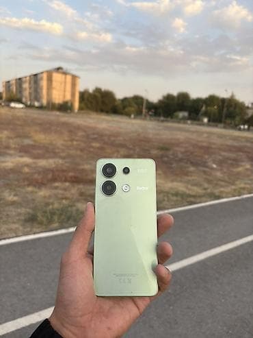 Техника жана электроника: Смартфон Redmi (серия Note) в мятно‑светло‑зелёный (mint). Состояние — 1