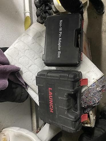 Домкраты, подъемники: Автомобильный диагностический сканер LAUNCH в комплекте с набором — 1