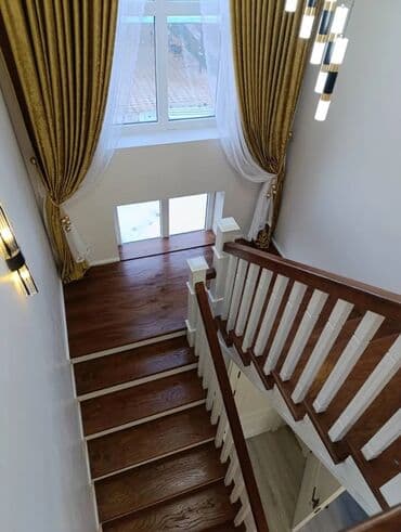 срочно дом: Деревянная лестница Для дома, Вид дерева: Дуб, Форма лестницы: Прямая, Стиль: Классический — 11