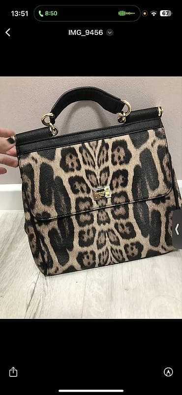 женские шарфы в клетку: Классическая сумка, Dolce & Gabbana, Женские, Б/у — 1