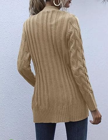 Атайын кийим: Кардиган, Жип, Кыска модель, Күз-жаз, Токулган модель — 4