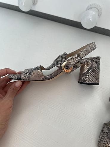 Босоножки, сандалии, шлепанцы: Шикарные американские босоножки. Натуральная кожа. Состояние 1 раз — 1