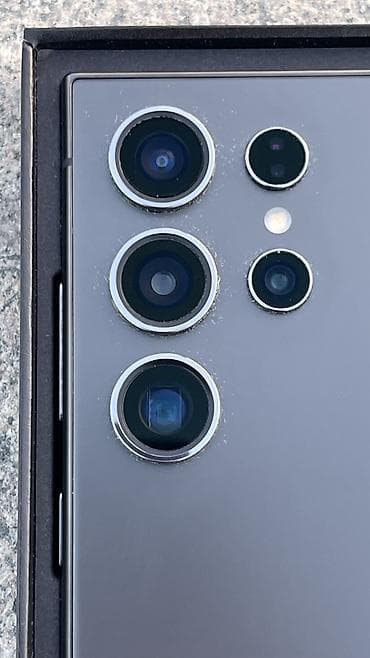 samsung evo: Samsung Galaxy S24 Ultra, Б/у, 512 ГБ, цвет - Серый, 1 SIM, eSIM — 2