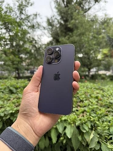 IPhone 14 Pro, Б/у, 256 ГБ, Deep Purple, 100 % — 1
