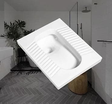 Напольный унитаз-турецкий (сквот-туалет), керамический - Тип