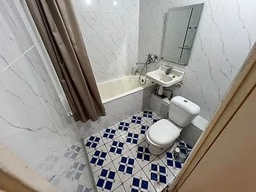 каракол база: 1 комната, 34 м², 5 мкр 105 серия, 1 этаж, Старый ремонт — 6