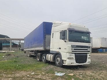 даф двух мостовый: Прицеп, Тентованный — 8