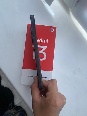 чехол на redmi note 13: Redmi, Redmi 13, Б/у, 128 ГБ, цвет - Черный, 2 SIM — 1