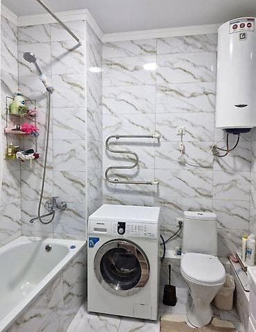 Недвижимость: 2 комнаты, 58 м², Асанбай мкр Элитка, 2 этаж, Евроремонт — 5