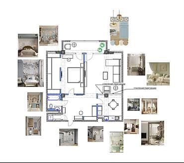 Квартиры: 2 комнаты, 101 м², Элитка, 3 этаж, ПСО (под самоотделку) — 5