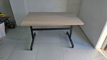 макси чай бишкек: Кеңсе үчүн үстөл, Колдонулган, Жөндөлбөй турган, түсү - Саргыч боз, Тик бурчтуу, Өзү алып кетүү — 2