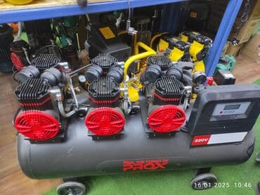 мойка высокого давления на основе компрессора: Компрессор без зучный 100л 6 поршун 1450кват 3 мотор 285л минуту — 1