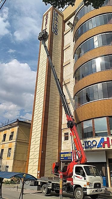фасад актив: Стрела 32 м грузоподъёмность 300кг Аренда автовышки 25-45 метров — 4
