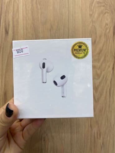 правый наушник airpods: Вакуумные, Apple, Новый, Беспроводные (Bluetooth), Для переговоров — 4