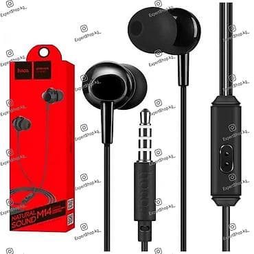 aiphone 16: Проводные вакуумные наушники, Hoco, Новый, цвет - Черный — 9