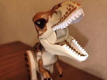 экшен фигурки: Фигурка динозавра T-Rex (совместима с конструктором LEGO) - Крупная — 4