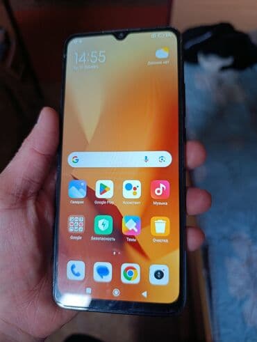 Redmi, Redmi 10C, Б/у, 128 ГБ, цвет - Черный, 2 SIM