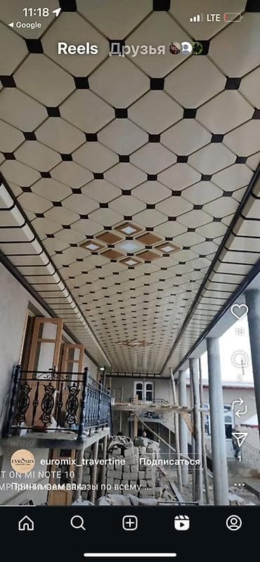 установка корнизов: Алюминиевые подвесные потолки для наружных и внутренних пространств - — 4