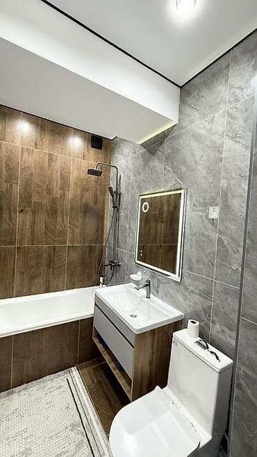 Недвижимость: 1 комната, 48 м², Пишпек 7 этаж, Дизайнерский ремонт — 10