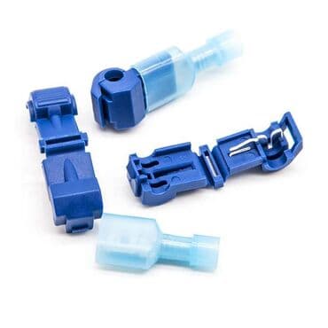 синий лампа: Клеммы для электрических проводов, голубые Т-образные разъемы для — 1