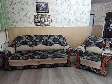 разкладной диван: Прямой диван, Б/у — 1
