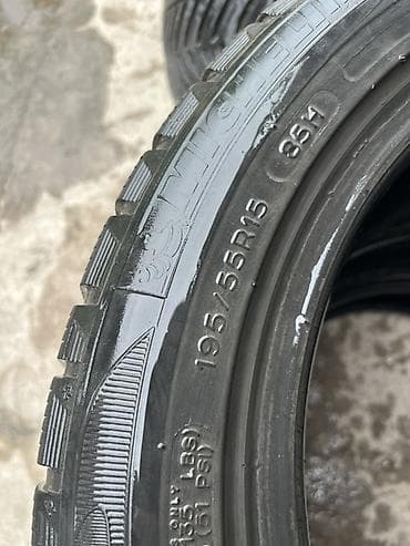195 55 r15: Шины 195 / 55 / R 15, Зима, Б/у, Комплект, Легковые, Michelin — 2