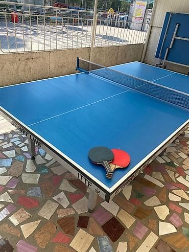 Спорт и отдых: Профессиональный теннисный стол для настольного тенниса ITTF LINE. - — 1
