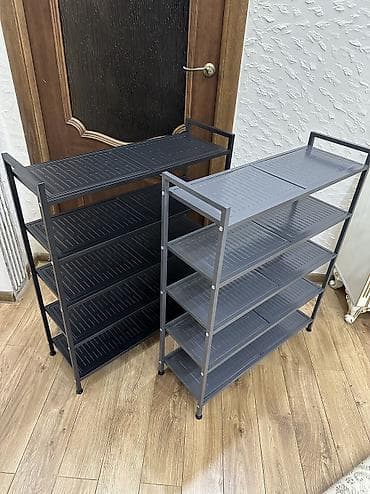 желе: Обувница металлическая 5полок( черный, белый, графитовый) Размер — 1