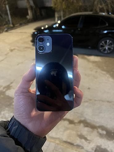 IPhone 12 mini, 64 ГБ, Черный, Чехол, Коробка, 74 %